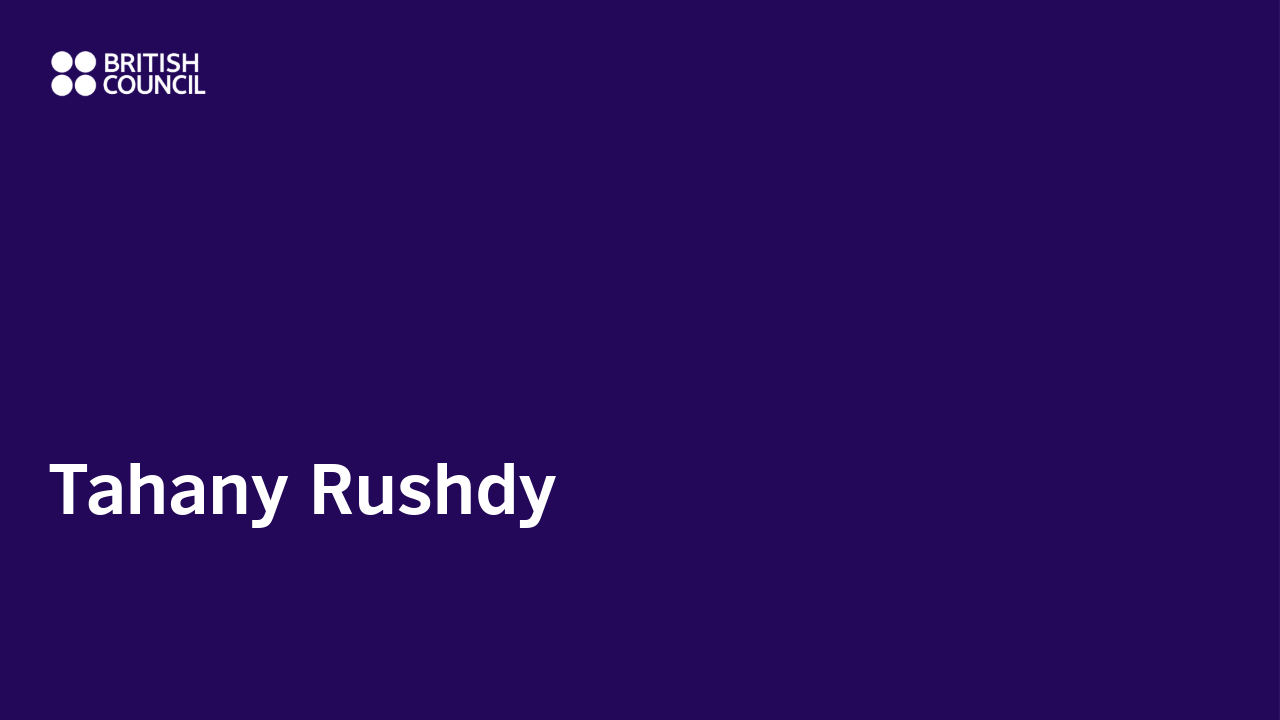 Name of presenter: Tahany Rushdy